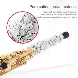 Alto Sax Pad Saver Brush, Alto Sax através do tubo Strip, Câmara interna escova, Woodwind instrumento acessório - Image 5