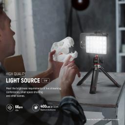 NEEWER-RGB Luz LED com suporte do telefone e clipe de luz, mesa, laptop, videoconferência, TikTok, Selfie, Vlog, Live Stream, VL66 - Image 2