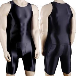 Fatos de treino com pesos, colete elástico, tanques, brilhante, esportes, fitness, conjuntos de corrida, tops, shorts, ternos, troncos de natação, brilho, sexy - Image 3