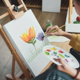 Telas de tinta sem ácido para pintura, placas de lona plana branca para adultos e adolescentes, 8x12 polegadas, 4pcs - Image 5