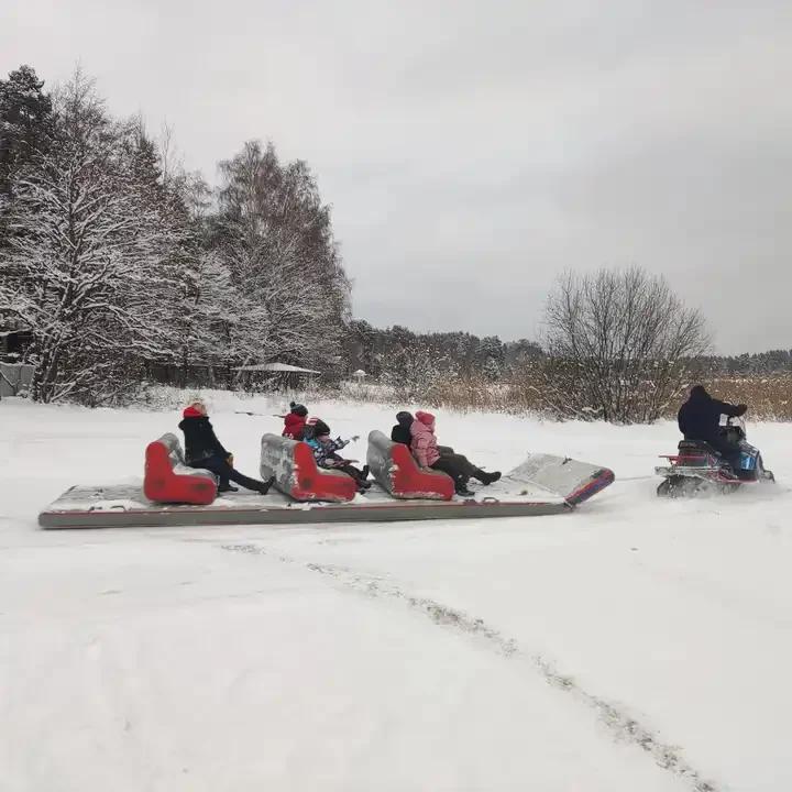 Inflável Snow Sledge Board com sofá para adultos e crianças, trenó Paddle Board, ao ar livre, inverno divertido, saída de fábrica - Image 1