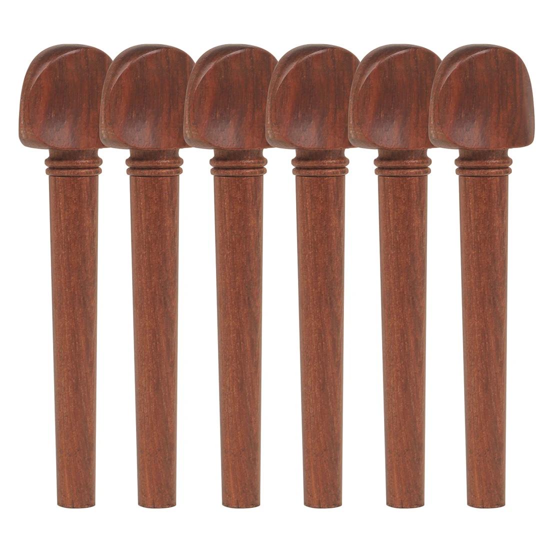 12 Pçs/set Carretéis de Corda Udder Redwood Oud Pegs Peças de Instrumento Musical de Corda Oud Peg Reparação Ferramentas de Manutenção Eixo de Tuning - Image 1