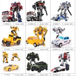 Brinquedos de transformação bmb baiwei op comandante bumbleb hound shockwave grimlock prowl ironhide figura modelo ação robô deformado - Image 3