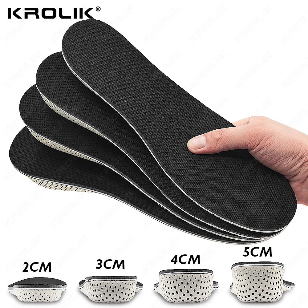 Inserções de elevação do salto duro respirável para homens e mulheres, palmilha para aumentar a altura, elevadores de sapatos, almofada mais alta, Eva, 2 cm, 3 cm, 4 cm, 5cm, 1 par - Image 1
