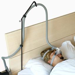 Máscara Hanger Tubo Lift Pipe Suporte, CPAP Acessório, Dobrável, 360 ° Rotable, Sob Colchão Pendurar, BIPAP APAP Tubing, Mangueira Titular - Image 1
