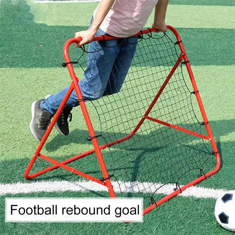 Objetivo de futebol rebote dobrável para crianças, treinador de futebol, Bounce Board, economia de espaço, fácil configuração, quintal adolescente - Image 2