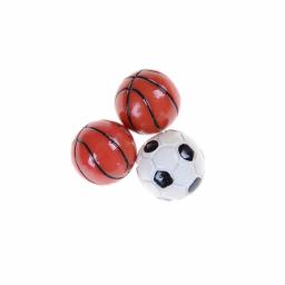 Boneca Miniatura Esportes Bola, Futebol e Basquete Decoração, Acessórios Boneca, 1:6, 1:12, 1Pc - Image 3