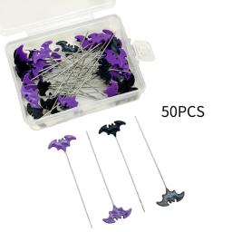 50/100 peças alfinetes costura alfinetes acolchoamento morcego Halloween para costura artesanal costureira - Image 1