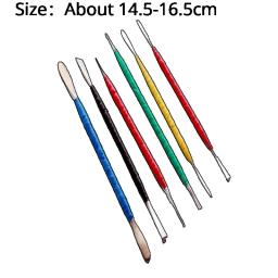 Aço inoxidável Polymer Clay Carving Tools, Faca de Escultura, Enxertia Modelagem Acessórios, Party Gifts, 6Pcs - Image 3