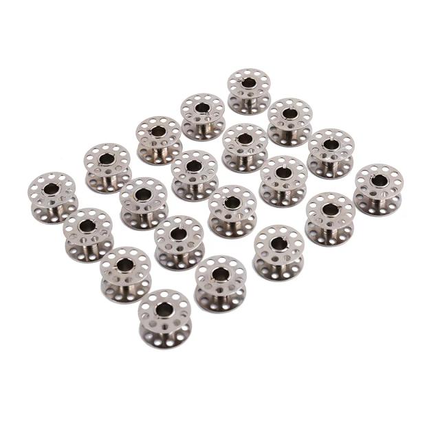 Conjunto de Ferramentas para Máquina de Costura em Aço Inoxidável - Bobinas de Metal Multifuncionais, Alta Qualidade, 20 ou 30 Peças