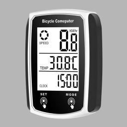 Computador de bicicleta visão noturna cronômetro com fio à prova dwireless água velocímetro odômetro ciclismo contador velocidade acessórios da bicicleta - Image 5