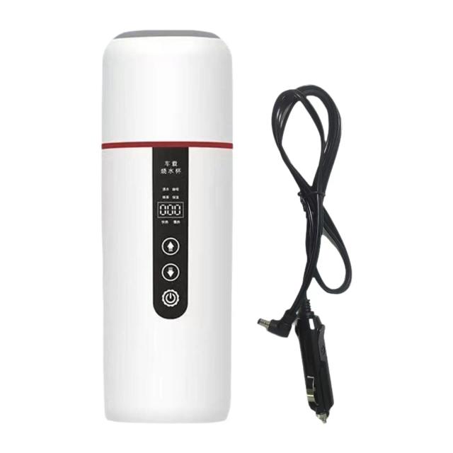 12v 24v chaleira de carro caldeira de água aquecida de aço inoxidável chaleira de água quente elétrica copo de água de calor para fazer café escola