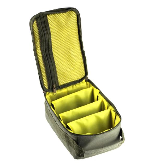 Saco de Equipamento de Pesca Impermeável Portátil com 3 Divisórias Ajustáveis