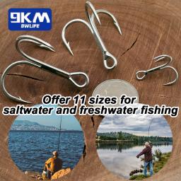 Ganchos agudos de pesca 25 ~ 100 pçs ganchos de pesca de água salgada crankbaits giradores substituição gancho de pesca iscas duras truta atum salmão - Image 6