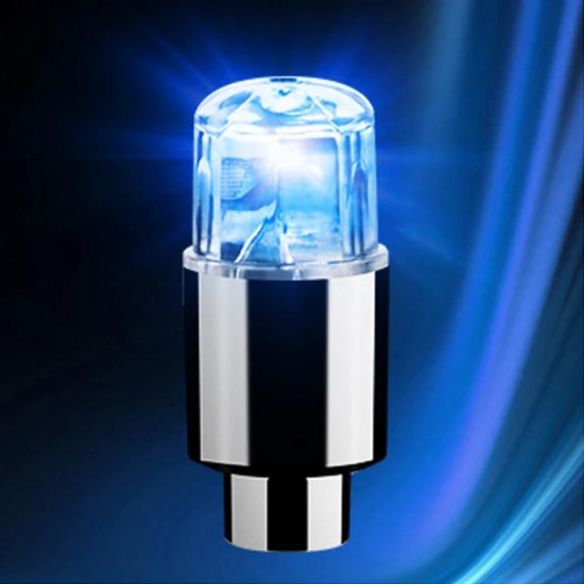 Luzes LED para Válvula de Pneus de Bicicleta e Moto com Bateria - Acessórios para MTB