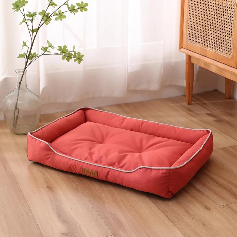 Impermeável Pet Bed, 600D Oxford Cloth, Dogs Mat, Enchimento de Algodão PP Espessado Suave, Resistente à mordida, Acessórios para animais - Image 1