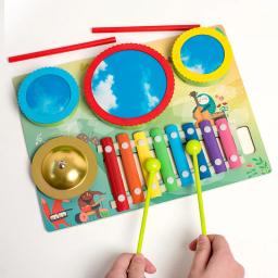 Montessori Musical Xilofone para criança, bebê Brinquedos Musicais, Instrumentos de Percussão de Madeira, Bateria, Brinquedos Educativos para Crianças - Image 1