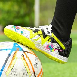 Chuteiras de futebol profissional para crianças, botas de futebol infantil, sapatos de campo infantil, antiderrapante, alta qualidade, treinamento de grama ao ar livre, esportes, TF, FG - Image 4