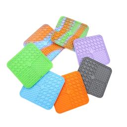 Silicone Slow Feeding Mat para Animais de Estimação, Dog Lick Mats, Cat Eating, Lentamente Food Pad, Suprimentos de alimentação - Image 6