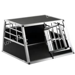Gaiola de alumínio do transporte do veículo para o animal de estimação, apropriado para o cão e o gato do grande tamanho, 104x91x70cm - Image 1