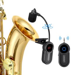 Saxofone microfone equipamento de palco profissional uhf conectar trompete trombone especial gravação profissional ao ar livre performa - Image 1