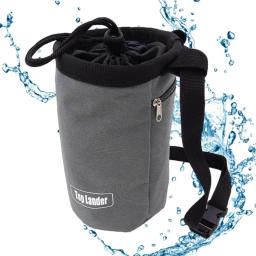 Saco de giz para ginástica, impermeável, magnésio, armazenamento de pó, cintura ajustável, ginástica, bolsa halterofilista - Image 3