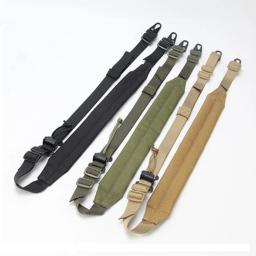 Caça tática rápida ajustável mk2 rifle sling cinta tiro 2 pontos acolchoado arma sling alça de ombro - Image 1