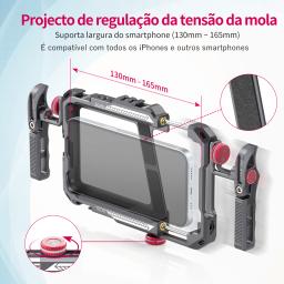 Ulanzi Lino Universal SmartPhone Cage Capa protetora com alça lateral para iPhone16 15 14 13 12 Pro Max Samsung Xiaomi OPPO - Image 5