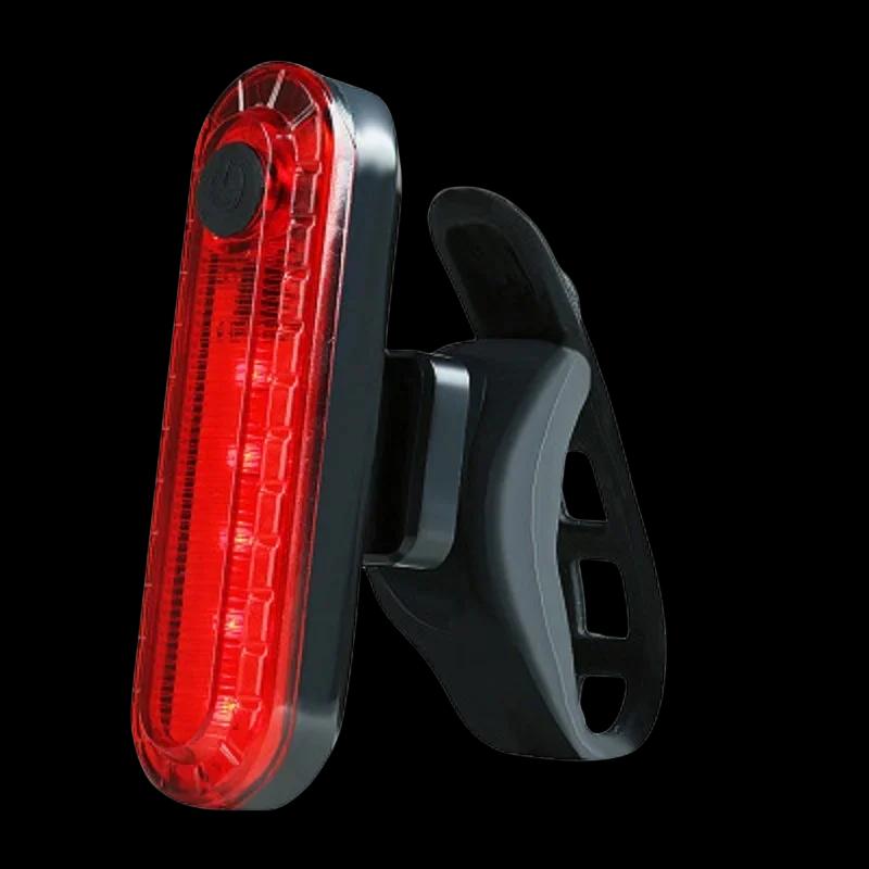 USB recarregável LED bicicleta cauda luz, bicicleta luz brilhante, lanterna de segurança, Estrada e Mountain Cycling, 4 opções de modo - Image 1