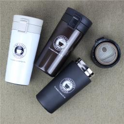 Garrafa térmica de aço inoxidável com tampa Caneca de café Frasco de vácuo Copo de água Copo de isolamento térmico Copo de acampamento - Image 3
