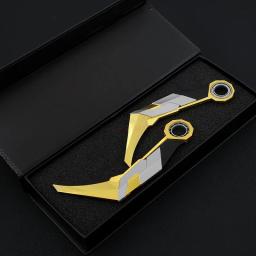 Faca Primordial da Arma Valorant, Material metálico, Modelo de jogo rotativo, Lâmina sem cortes, Brinquedos seguros para menino, 17cm - Image 5