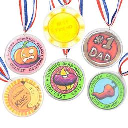 Projete seus próprios troféus do prêmio, medalha de fita para crianças, festivais esportivos corporativos, festa esportiva, bricolage, 24 pcs - Image 3