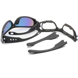 C6 óculos táticos militar pistola de ar tiro óculos de equitação ao ar livre à prova de vento dustproof anti-mosquito óculos polarizados - Image 5