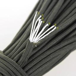 Paracord for Survival, Cabo de paraquedas, Cordão, Camping, Escalada, Caminhadas, Varal, Corda, 10m, 20m, 31m, 4mm, 7 núcleos de suporte - Image 2