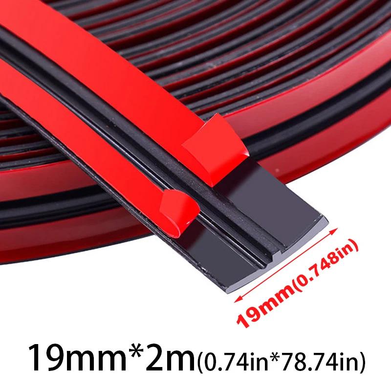 Universal Car Windshield Rubber Seals, Auto Window Edge, Windshield Seal, Protector de Telhado, Acessórios De Vedação De Carro, 14mm, 19mm - Image 1