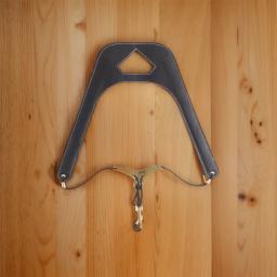 Couro saxofone Lanyard, comprimento ajustável, Harness ombro duplo, Sax, Bass, Tenor, Alto - Image 1