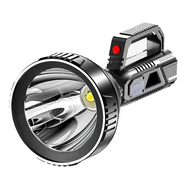 Lanterna Recarregável XHP70 de Alta Potência com Iluminação Ultra-Longa e Distância para Busca
