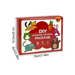 Kits de costura infantis para iniciantes, 6 atividades fáceis, bonecas de pelúcia, artes e ofícios, atividades de feltro, arte e artesanato iniciantes - Image 5