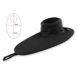 Qualidade nova prática caiaque spray saia sbr neoprene respingo cockpit capa conveniente tecido elástico cinto retrátil - Image 4