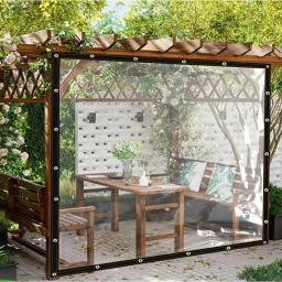 Película Impermeável De Plástico Transparente Barraca De Isolamento Toldo Ao Ar Livre Lona Impermeável Terraço De Plantas Suculentas - Image 6