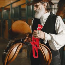 Crianças treinamento equestre ajustável engrossado cavalo halter equipamento macio webbing durável náilon versátil - Image 3