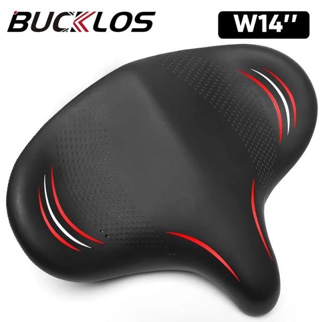 BUCKLOS Sela de Bicicleta Confortável para Quadril Largo - Conforto e Controle