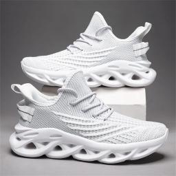 Tênis respirável masculino, calçados esportivos leves, absorção de choque, antiderrapante, casual, ao ar livre, andar, correr, alta qualidade - Image 1