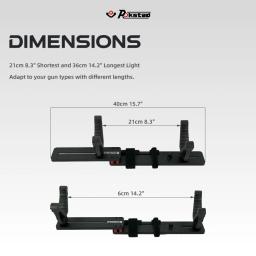 Vector Optics-RokStage tripé sistema de caça Gun, V jugo Shaped, Heavy-Duty Tripé Cabeça, Top Mount Acessórios para tiro vara - Image 4