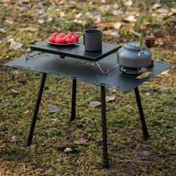 Mesa de acampamento portátil e dobrável, Mesas de café pequenas, Mesa de piquenique para caminhadas ao ar livre ultraleve, Mini mesa dobrável leve - Image 6