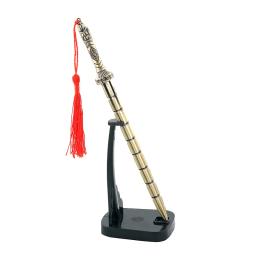 22 cm banhado a ouro maça de cobre forjado antigo metal chinês armas frias modelo decoração de casa artesanato coletar brinquedos de equipamentos de boneca dropshipping atacado venda quente presentes novo presente de c - Image 4