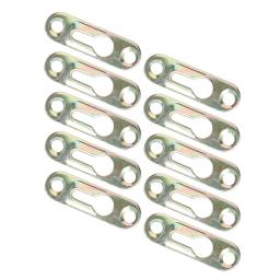 Metal Photo Hanging Placas com Parafuso, Picture Frame Hanger, Espelhos de Parede, Relógio Suporte Gancho, Bronze, Tom Prata, Home Gallery, 20pcs - Image 5