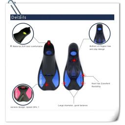 Pato Web Mergulho Flippers, Acessórios De Natação Profissional, Snorkel Fins, Fivelas Ajustáveis, Drop Ship - Image 3