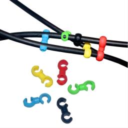 10 pçs mountain bike acessórios da bicicleta tipo algema hub fivela dispositivo de armazenamento mudança linha tubo mangueira freio s fivela - Image 6