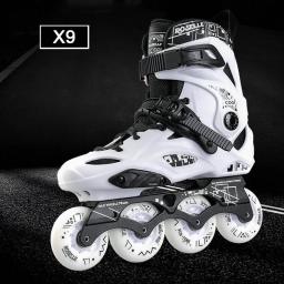 Roselle original tamanho 35 a 46 patins inline profissional adulto crianças sapatos de patinação slalom deslizante fsk patines - Image 5